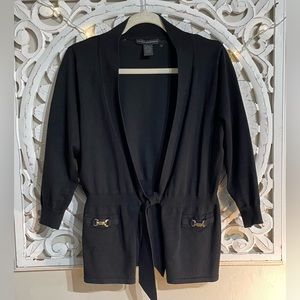 Deep V nicely tailored cardigan